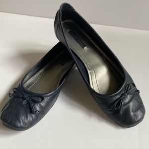 Nine West Navy leather Ballet Flats (8M)